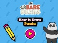 Jeu Comment dessiner un panda  en ligne