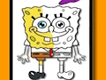 Jeu Aventure de coloriage Bob l'éponge  en ligne
