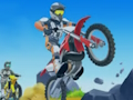 Jeu Courses de motos dans les collines  en ligne
