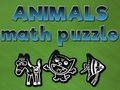 Jeu Puzzles mathématiques avec animaux  en ligne