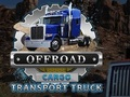 Jeu Camion de transport de marchandises tout-terrain  en ligne