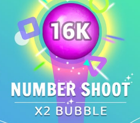 Jeu Numéro Shoot x 2 bulles  en ligne