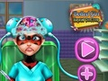 Jeu Docteur en cerveau de fille en pointillé  en ligne