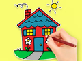 Jeu Livre de coloriage : Maison de rêve  en ligne