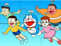 Jeu Puzzle : Doraemon volant  en ligne