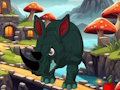 Jeu Évasion d'un rhinocéros blessé  en ligne