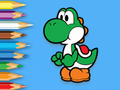Jeu Livre de coloriage : Yoshi Temps de pêche  en ligne