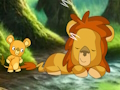 Jeu Évasion dans la forêt des Lions coquins  en ligne