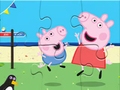 Jeu Puzzle : Journée amusante de Peppa  en ligne