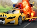 Jeu Course de voitures de combat sur route du chaos  en ligne