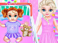 Jeu Journée de soins pour la petite Elsa  en ligne