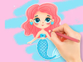 Jeu Livre de coloriage : Profiter de la sirène  en ligne