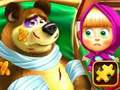 Jeu Puzzle Masha et l'ours  en ligne
