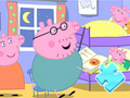 Jeu Puzzle : L'histoire de Peppa endormie  en ligne