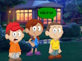 Jeu Évasion des enfants dans le jardin de nuit  en ligne
