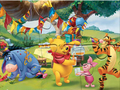 Jeu Puzzle : Fête de Winnie l'ourson  en ligne