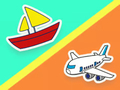 Jeu Quiz pour enfants : le plaisir du transport  en ligne