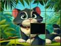 Jeu Diapositive de puzzle de chat  en ligne