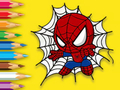 Jeu Livre de coloriage : Bébé Spiderman  en ligne