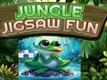 Jeu Puzzle amusant dans la jungle  en ligne
