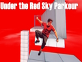 Jeu Sous le Parkour du ciel rouge  en ligne