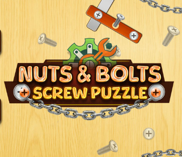 Jeu Puzzle de boulons à bois, écrous, vis  en ligne