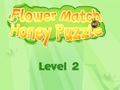 Jeu Puzzle de miel et d'allumettes de fleurs  en ligne