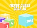 Jeu Fusionner les cubes 2048 modèle 3D  en ligne