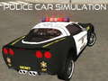 Jeu Simulateur de voiture de police 2020  en ligne