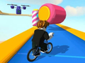 Jeu Obby mais tu es sur un vélo  en ligne