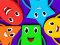 Jeu Quiz pour enfants : Formes colorées  en ligne