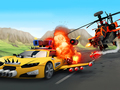 Jeu Course de voitures de combat sur route du chaos  en ligne