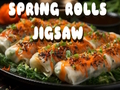 Jeu Puzzle de rouleaux de printemps  en ligne