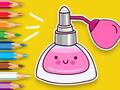 Jeu Livre de coloriage : Flacon de parfum  en ligne