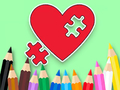 Jeu Livre de coloriage : Puzzle cœur BTS  en ligne