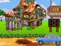 Jeu Évasion de voiture bleue moderne  en ligne