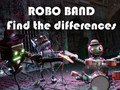 Jeu Robot Band - Trouvez les différences  en ligne