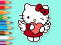 Jeu Livre de coloriage : Love Kitty  en ligne