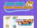 Jeu Doge Rush : Dessiner un puzzle à la maison  en ligne