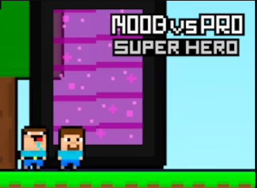 Jeu Noob contre Pro Super Héros  en ligne