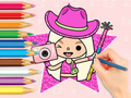 Jeu Livre de coloriage : Le monde de Toca Boca  en ligne