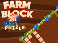 Jeu Puzzle de blocs de ferme  en ligne