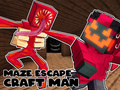 Jeu Évasion du labyrinthe : Craft Man  en ligne
