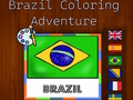 Jeu Aventure à colorier au Brésil  en ligne
