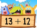 Jeu Mathématiques des monstres  en ligne