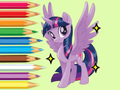 Jeu Livre de coloriage : Twilight Sparkle  en ligne