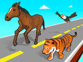 Jeu Course de transformation animale  en ligne