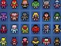 Jeu Images par numéros de super-héros  en ligne