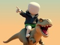 Jeu Stickman. Arène des dinosaures  en ligne