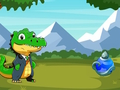 Jeu Le crocodile atteint l'étang  en ligne